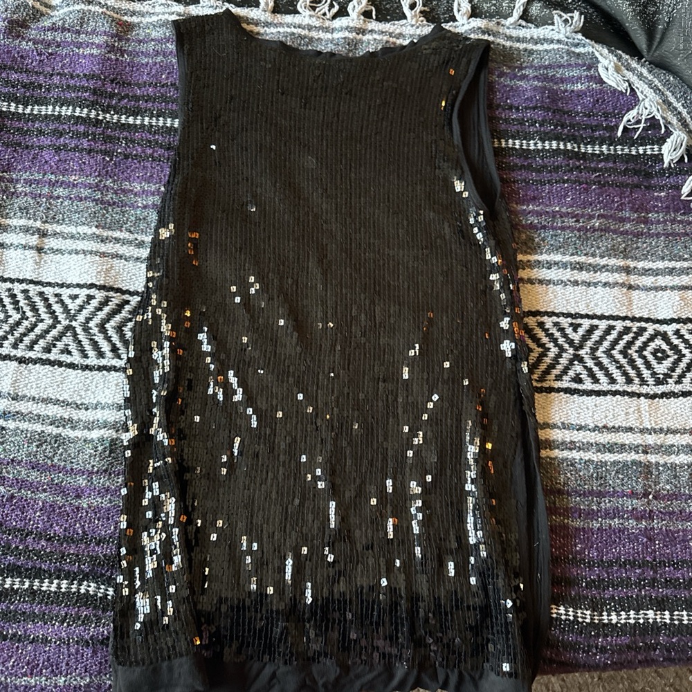 Sequin black shirt